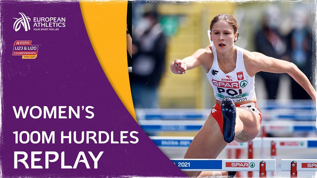 Women's 100m Hurdles Final Replay European U23 Championships Tallinn