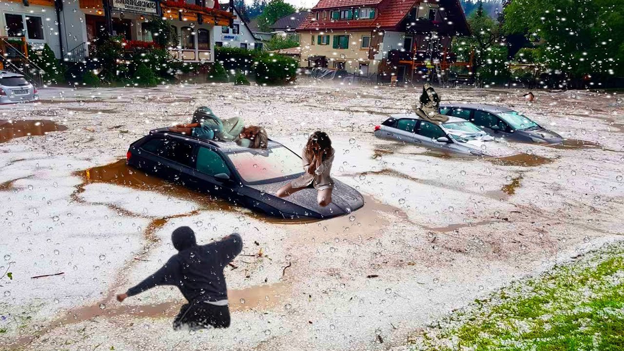 Hail Storm In Europe Today
