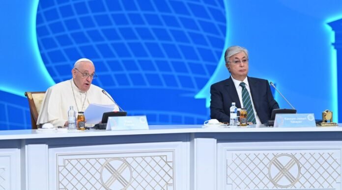 Pope Francis and The President of Kazakhstan Kassym-Jomart Tokayev